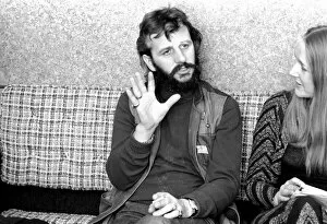Images Dated 6th April 1975: Ex Beatle Ringo Starr. April 1975 75-1771-001