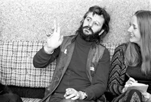 Images Dated 6th April 1975: Ex Beatle Ringo Starr. April 1975 75-1771-002