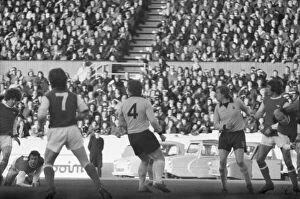 Images Dated 30th January 1975: F. A. Cup. Coventry City v. Arsenal. Alan Ball, taking advantage of a terrible mix-up in