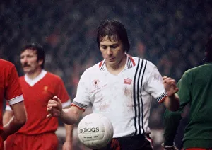 FA Charity Shield August 1977 football Liverpool v Manchester United FA Charity Shield August 1977 football Liverpool v Manchester United