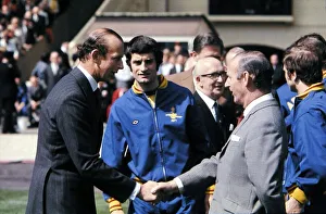 FA Cup Final 1971- Arsenal v Liverpool Duke of Kent with Frank McLintock FA Cup Final 1971- Arsenal v Liverpool Duke of Kent with Frank McLintock