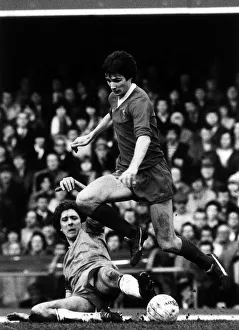 FA Cup Fith Round at Stamford Bridge February 1982 Alan Hansen of Liverpool is FA Cup Fith Round at Stamford Bridge February 1982 Alan Hansen of Liverpool is