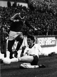 FA Cup Quarter Final at the City Ground Nottingham Forest v Ipswich March 1981 FA Cup Quarter Final at the City Ground Nottingham Forest v Ipswich March 1981