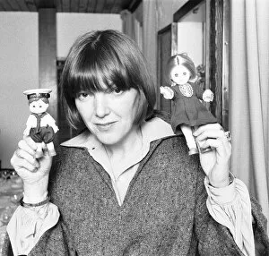 Images Dated 24th January 1975: Fashion designer Mary Quant seen here at the launch if a new pair of dolls called Bubbles