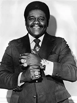Fats Domino Rock and Roll singer on tour of Britain 1973 Fats Domino Rock and Roll singer on tour of Britain 1973