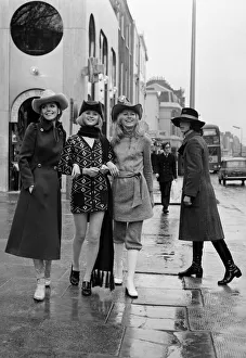 Female fashions for export being modelled on the King's Road, Chelsea, London Female fashions for export being modelled on the King's Road, Chelsea, London