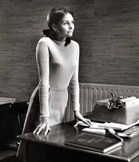 Female office worker / Women in office 1960s Female office worker / Women in office 1960s