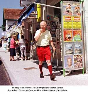 Fergus McCann Ares France June 1999 former Celtic FC football chief executive in Fergus McCann Ares France June 1999 former Celtic FC football chief executive in