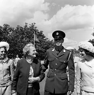 Field Marshal Lord Montgomery today inspected the passing out parade of officer cadets at Field Marshal Lord Montgomery today inspected the passing out parade of officer cadets at