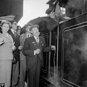 The fifty year old steam train the L46 took a party of train enthusiasts on a trip around The fifty year old steam train the L46 took a party of train enthusiasts on a trip around