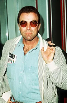Film and television actor Tom Selleck without his famous moustache dbase MSI Film and television actor Tom Selleck without his famous moustache dbase MSI