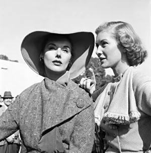 Filming of Genevieve Kay Kendell and Dinah Sheridan. September 1952 C4674-005 Filming of Genevieve Kay Kendell and Dinah Sheridan. September 1952 C4674-005