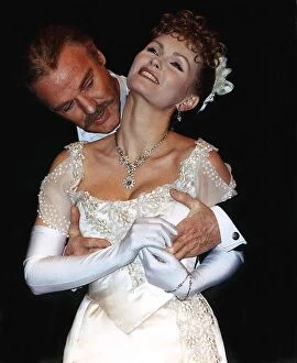 Images Dated 22nd February 1988: Fiona Fullerton actress with actor Keith Michelle to appear in the play