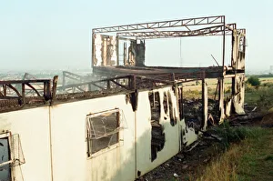 A fire totally gutted the Eston Ski Village building. 22nd August 1996 A fire totally gutted the Eston Ski Village building. 22nd August 1996
