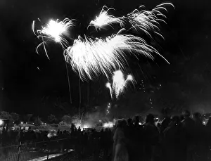 Firework display at Eirias Park, Colwyn Bay. 5th November 1991 Firework display at Eirias Park, Colwyn Bay. 5th November 1991