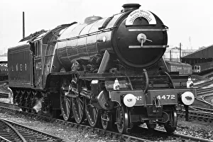 The Flying Scotsman leaves its Tyseley depot (Birmingham The Flying Scotsman leaves its Tyseley depot (Birmingham