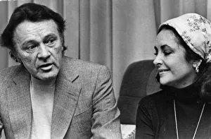 A fond look for Richard Burton from Liz Taylor yesterday as they sat A fond look for Richard Burton from Liz Taylor yesterday as they sat