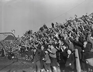Football FA Cup Tie 4th Round 1949. Yeovil v Sunderland 016655/13 Football FA Cup Tie 4th Round 1949. Yeovil v Sunderland 016655/13
