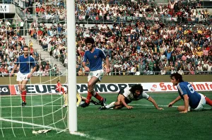 Football World Cup 1974 Second Round Group B match at the Rheinstadion, Dusseldorf Football World Cup 1974 Second Round Group B match at the Rheinstadion, Dusseldorf