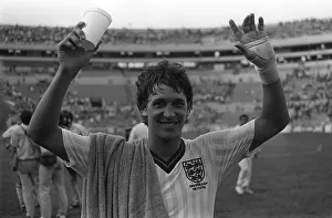 Football world cup 1986 England 3 Poland 0 Group F Gary Lineker celebrates Football world cup 1986 England 3 Poland 0 Group F Gary Lineker celebrates
