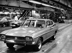 A Ford Capri rolls of the production line at the Halewood motor plant in Liverpool A Ford Capri rolls of the production line at the Halewood motor plant in Liverpool