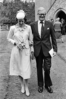 Foreign Office Minister Douglas Hurd took time off from the Falklands crisis to marry his Foreign Office Minister Douglas Hurd took time off from the Falklands crisis to marry his
