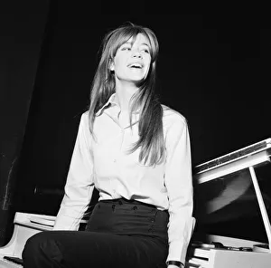 Francoise Hardy, french singer pictured rehearsing her cabaret show for a three week Francoise Hardy, french singer pictured rehearsing her cabaret show for a three week