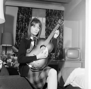 Francoise Hardy, french teenager, will be performing her song Love Goes Away at this Francoise Hardy, french teenager, will be performing her song Love Goes Away at this