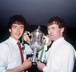 Frank McGarvey & Davie Provan with Scottish Cup May 1985 Frank McGarvey & Davie Provan with Scottish Cup May 1985
