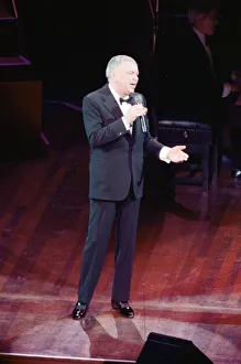 Frank Sinatra singer in concert. 21st April 1989 Frank Sinatra singer in concert. 21st April 1989