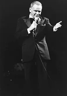 Frank Sinatra during one of his smash hit concerts at the Albert hall in London Frank Sinatra during one of his smash hit concerts at the Albert hall in London