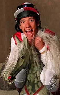 Images Dated 14th November 1996: Frankie Dettori Jockey with Rocking Horse