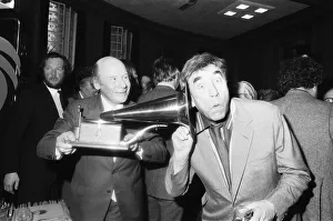 Frankie Howerd at the party for the 40th anniversary of Desert Island Discs seen here Frankie Howerd at the party for the 40th anniversary of Desert Island Discs seen here