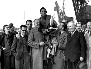 Fred Daly wins The British Open Golf Championship at Holylake, 4th July 1947 Fred Daly wins The British Open Golf Championship at Holylake, 4th July 1947