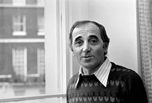 Images Dated 14th September 1975: French Singer: Charles Aznavour. September 1975