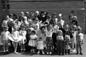 Fun time... youngsters in fancy dress enjoy the sunshine at a fun day at Birkby Community Fun time... youngsters in fancy dress enjoy the sunshine at a fun day at Birkby Community