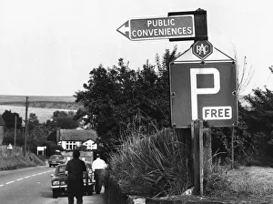 FUNNY Road Sign Road Signs August 1974 Road Signs Public Conveniences FUNNY Road Sign Road Signs August 1974 Road Signs Public Conveniences