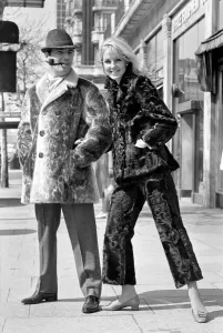 Fur coats for men: Fur coat fashions for men were on show in London when Anthony Miller Fur coats for men: Fur coat fashions for men were on show in London when Anthony Miller