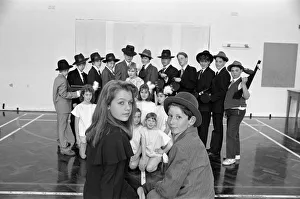 Gangsters... pupils at Lepton Middle School, which closes in a few weeks are rehearsing Gangsters... pupils at Lepton Middle School, which closes in a few weeks are rehearsing