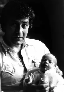 Gareth Hunt in June 1980 with 5 week old baby Oliver at their home in Effingham, Surrey Gareth Hunt in June 1980 with 5 week old baby Oliver at their home in Effingham, Surrey