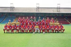 Gareth Southgate, footballer for Crystal Palace FC. Gareth is picture back row Gareth Southgate, footballer for Crystal Palace FC. Gareth is picture back row