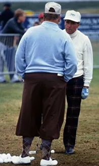 Gary Player talking to Billy Casper July 1988 Gary Player talking to Billy Casper July 1988
