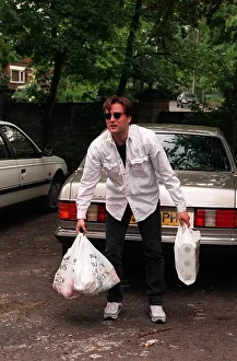 Gary Webster Actor Minder arrives at his south London home following a shopping trip he Gary Webster Actor Minder arrives at his south London home following a shopping trip he