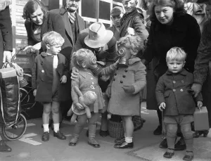 Gas mask distribution in Birmingham, October 1939 Gas mask distribution in Birmingham, October 1939