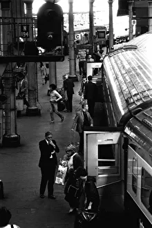 General pictures from a busy Newcastle Central Railway Station 6 July 1982 General pictures from a busy Newcastle Central Railway Station 6 July 1982