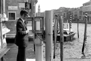 General scenes in Venice. Signor Alberto Tomasin, an expert on flooding and tides General scenes in Venice. Signor Alberto Tomasin, an expert on flooding and tides