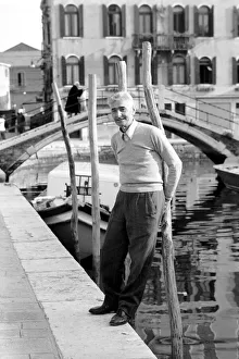 General scenes in Venice. Signor Ettori Anegelini, 67, a grandfather General scenes in Venice. Signor Ettori Anegelini, 67, a grandfather