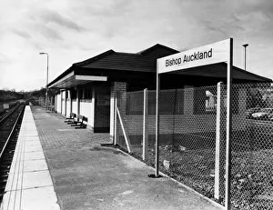 A general view of Bishop Aucklands new Railway Station on 2nd March 1987 A general view of Bishop Aucklands new Railway Station on 2nd March 1987