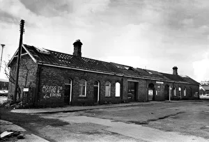A general view of Bishop Auckland's old derelict Railway Station on 2nd March 1987 A general view of Bishop Auckland's old derelict Railway Station on 2nd March 1987