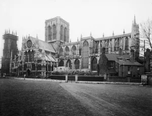 A general view of York Minster, in York, in England The Gothic York A general view of York Minster, in York, in England The Gothic York